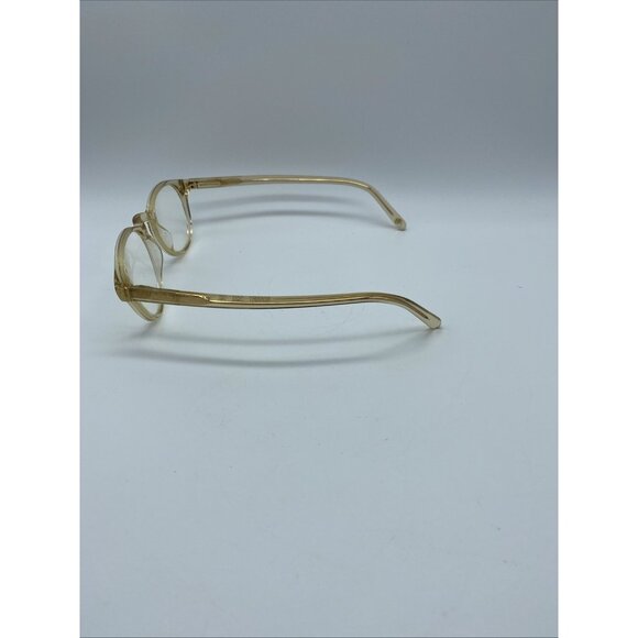 Banana Republic Eyeglasses Cassidy GAW Gold Clear Cat Eye Round 140 mm - Picture 6 of 12